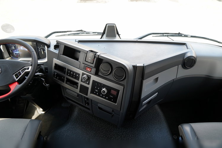 Renault T 430 / SOLÓWKA / FIRANKA - BURTOWA /  6X2 / OŚ PODNOSZONA / SKRĘTNA / DŁ: 9.4 M / MOCNA PODŁOGA / WINDA DHOLLANDIA  / PO KONTRAKCIE SERWISOWYM zdjęcie 43