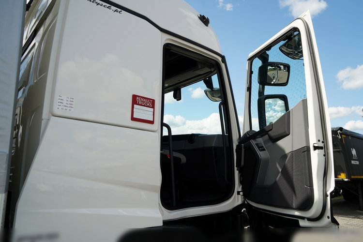 Renault T 430 / SOLÓWKA / FIRANKA - BURTOWA /  6X2 / OŚ PODNOSZONA / SKRĘTNA / DŁ: 9.4 M / MOCNA PODŁOGA / WINDA DHOLLANDIA  / PO KONTRAKCIE SERWISOWYM zdjęcie 49