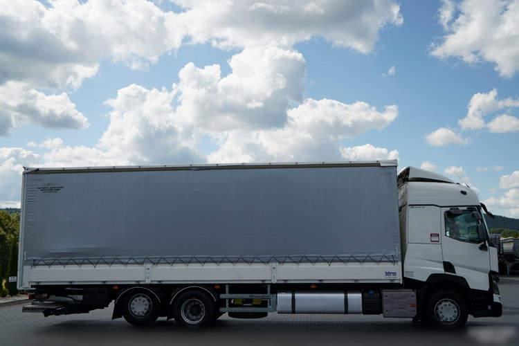 Renault T 430 / SOLÓWKA / FIRANKA - BURTOWA /  6X2 / OŚ PODNOSZONA / SKRĘTNA / DŁ: 9.4 M / MOCNA PODŁOGA / WINDA DHOLLANDIA  / PO KONTRAKCIE SERWISOWYM zdjęcie 6