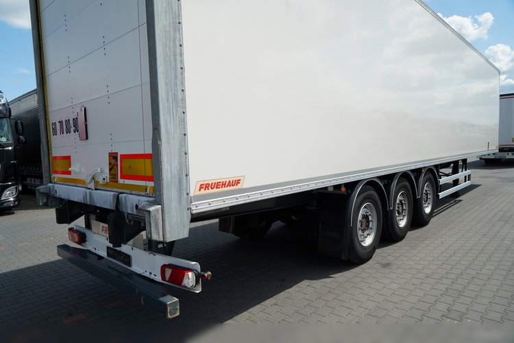 Fruehauf / KONTENER / KOFFER /  DOPPLESTOCK / OSIE SAF / 2 OSIE  PODNOSZONE / ROLETA / MOCNA PODŁOGA: SZYNA DESKA zdjęcie 13