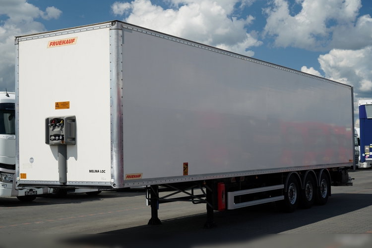 Fruehauf / KONTENER / KOFFER /  DOPPLESTOCK / OSIE SAF / 2 OSIE  PODNOSZONE / ROLETA / MOCNA PODŁOGA: SZYNA DESKA zdjęcie 3