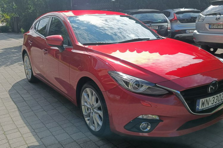 Mazda 3 2.0 Sports-Line, automat, skóra, ksenony, nawigacja, kamera, bezwypadkowy zdjęcie 11