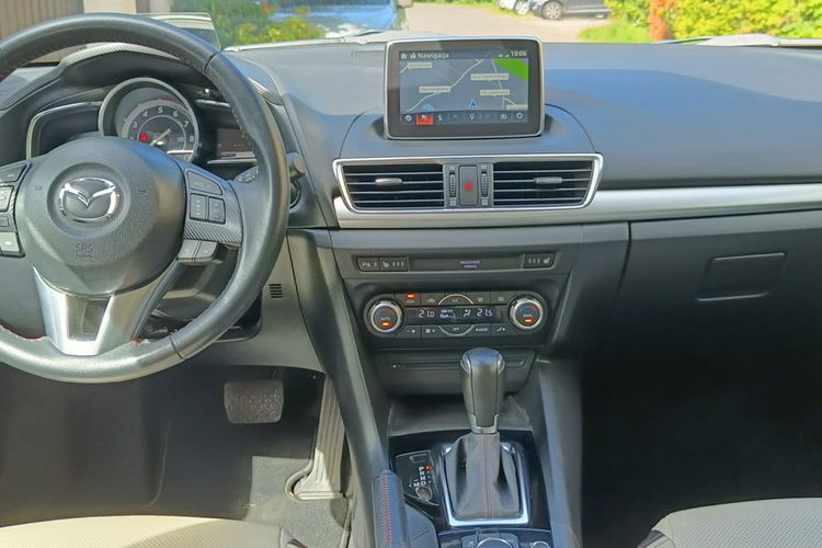 Mazda 3 2.0 Sports-Line, automat, skóra, ksenony, nawigacja, kamera, bezwypadkowy zdjęcie 23