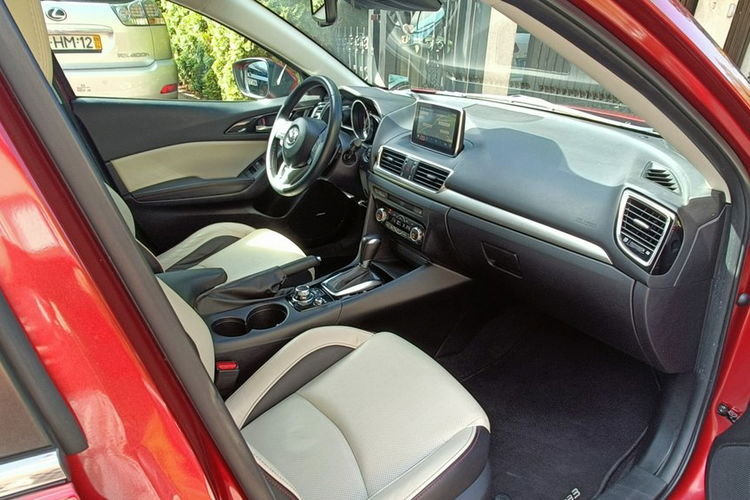 Mazda 3 2.0 Sports-Line, automat, skóra, ksenony, nawigacja, kamera, bezwypadkowy zdjęcie 26