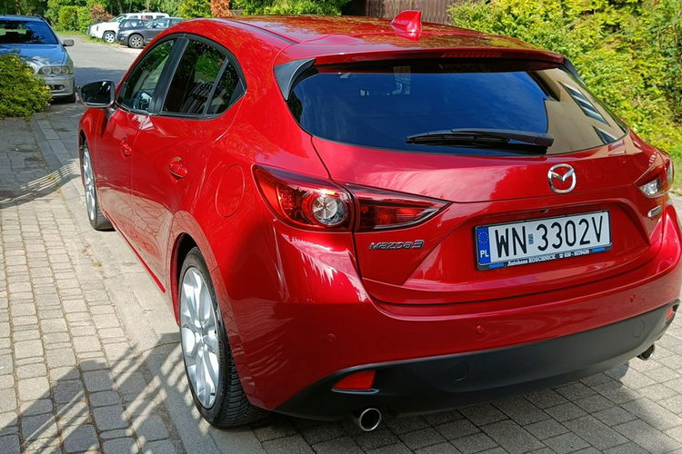 Mazda 3 2.0 Sports-Line, automat, skóra, ksenony, nawigacja, kamera, bezwypadkowy zdjęcie 4
