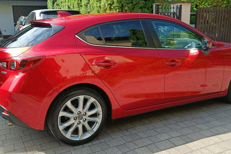 Mazda 3 2.0 Sports-Line, automat, skóra, ksenony, nawigacja, kamera, bezwypadkowy zdjęcie 8