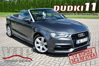 Audi A3 1.6tdi Cabrio, S-line.SKóry.Xenony.Drive Select.Navigacja.Parktronic.OK