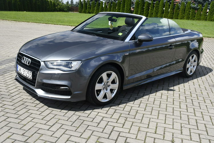 Audi A3 1.6tdi Cabrio, S-line.SKóry.Xenony.Drive Select.Navigacja.Parktronic.OK zdjęcie 10