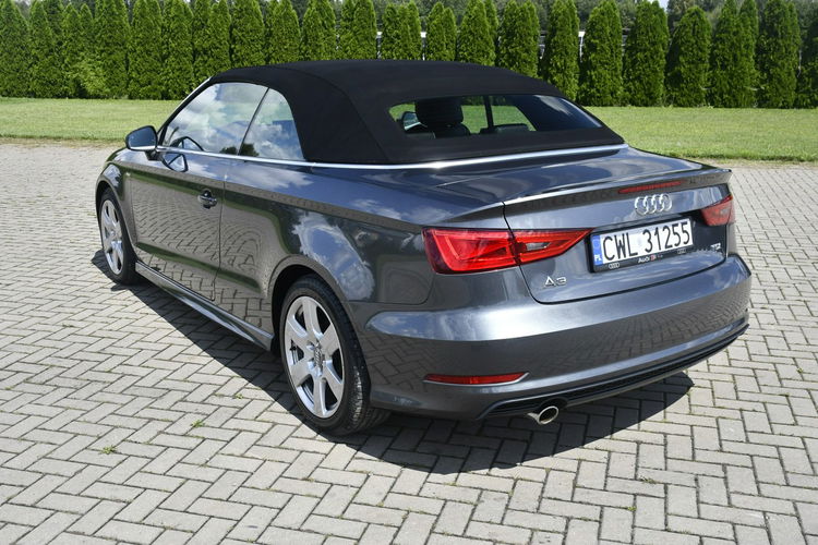 Audi A3 1.6tdi Cabrio, S-line.SKóry.Xenony.Drive Select.Navigacja.Parktronic.OK zdjęcie 16