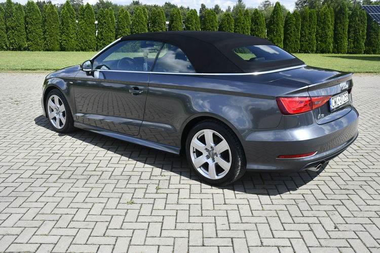 Audi A3 1.6tdi Cabrio, S-line.SKóry.Xenony.Drive Select.Navigacja.Parktronic.OK zdjęcie 17