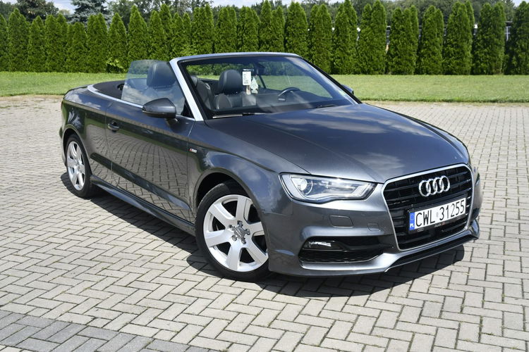 Audi A3 1.6tdi Cabrio, S-line.SKóry.Xenony.Drive Select.Navigacja.Parktronic.OK zdjęcie 3