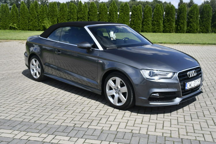 Audi A3 1.6tdi Cabrio, S-line.SKóry.Xenony.Drive Select.Navigacja.Parktronic.OK zdjęcie 4