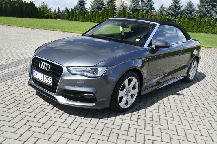 Audi A3 1.6tdi Cabrio, S-line.SKóry.Xenony.Drive Select.Navigacja.Parktronic.OK zdjęcie 8