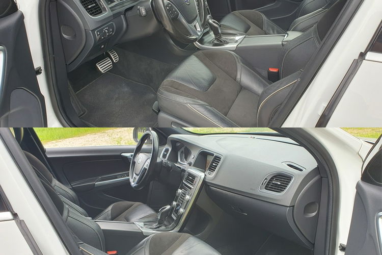 Volvo V60 2.0 D4 190KM # rDesign # Automat # NAVI # BiXenon # Skóra # Alkantara zdjęcie 14