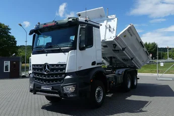 Mercedes AROCS 2651 / 6x4 / MEILLER 3 STR / HYDROBURTA / WYWROTKA /