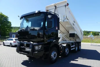 Renault C480 SILNIK 13L / 8x4 / WYWROTKA / HYDRAULICZNA TYLNA KLAPA /