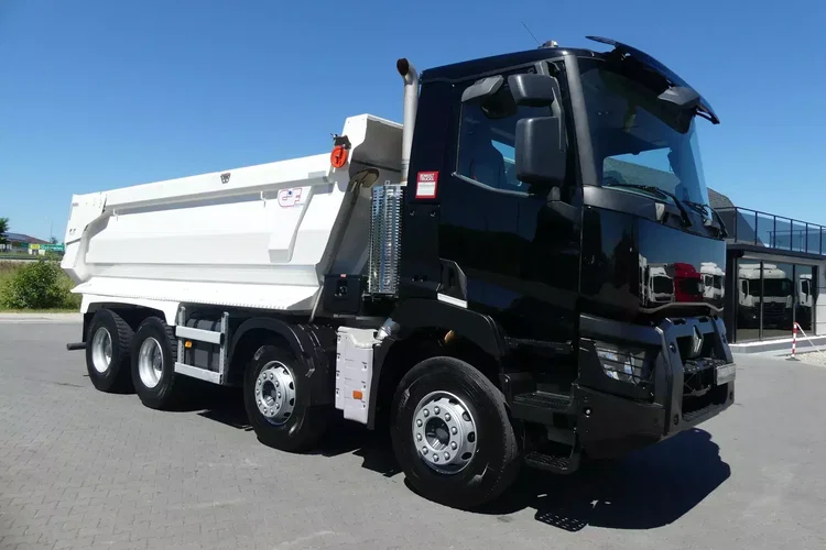 Renault C480 SILNIK 13L / 8x4 / WYWROTKA / HYDRAULICZNA TYLNA KLAPA / zdjęcie 12