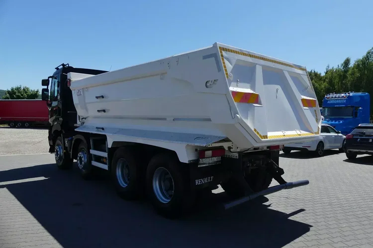 Renault C480 SILNIK 13L / 8x4 / WYWROTKA / HYDRAULICZNA TYLNA KLAPA / zdjęcie 8