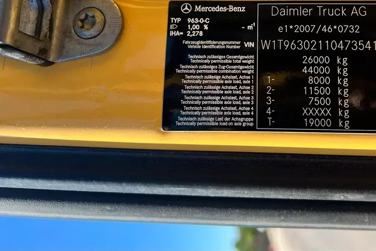 Mercedes 2548 GIGASPACE zdjęcie 26