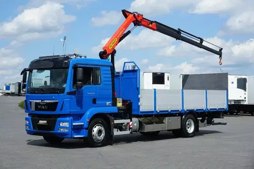 MAN TGM / 18.290 / SKRZYNIOWY + HDS + WINDA / PALFINGER PK 12002 / WYSIĘG 10 M
