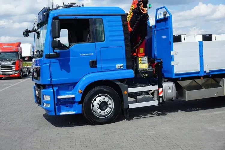 MAN TGM / 18.290 / SKRZYNIOWY + HDS + WINDA / PALFINGER PK 12002 / WYSIĘG 10 M zdjęcie 18