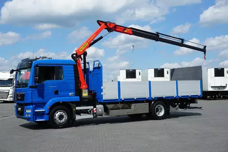 MAN TGM / 18.290 / SKRZYNIOWY + HDS + WINDA / PALFINGER PK 12002 / WYSIĘG 10 M zdjęcie 3