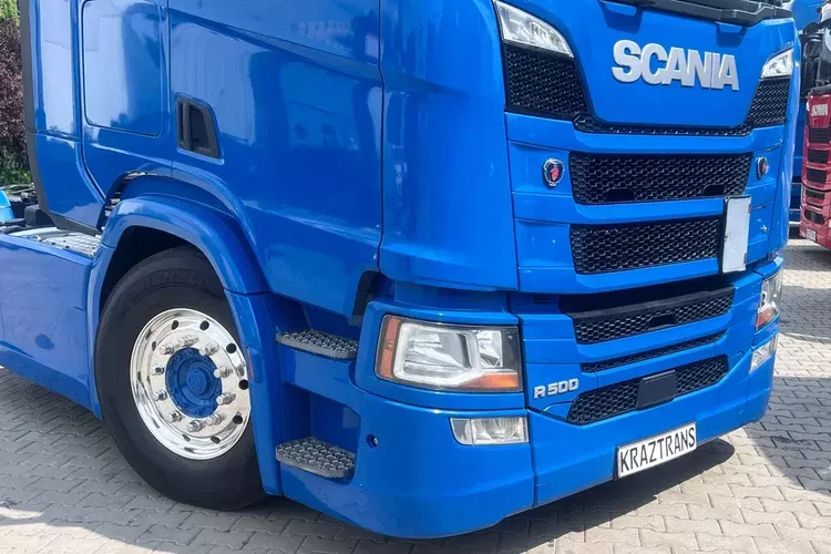 Scania R500 2020 cała na poduszce z hydrauliką z Niemiec kontrakt serwisowy ASO zdjęcie 24