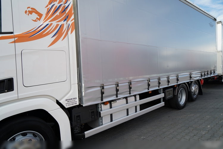 Scania R 450 / ZESTAW TANDEM 120 M3 / PRZEJAZDOWY / OŚ SKRĘTNA PODNOSZONA / 2022 ROK /  FRUEHAUF / PO ZŁOTYM KONTRAKCIE SERWISOWYM  zdjęcie 9