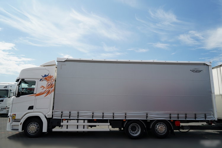 Scania R 450 / ZESTAW TANDEM 120 M3 / PRZEJAZDOWY / OŚ SKRĘTNA PODNOSZONA / 2022 ROK /  FRUEHAUF / PO ZŁOTYM KONTRAKCIE SERWISOWYM  zdjęcie 10