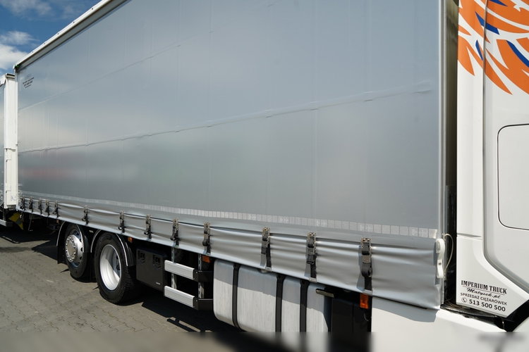 Scania R 450 / ZESTAW TANDEM 120 M3 / PRZEJAZDOWY / OŚ SKRĘTNA PODNOSZONA / 2022 ROK /  FRUEHAUF / PO ZŁOTYM KONTRAKCIE SERWISOWYM  zdjęcie 21