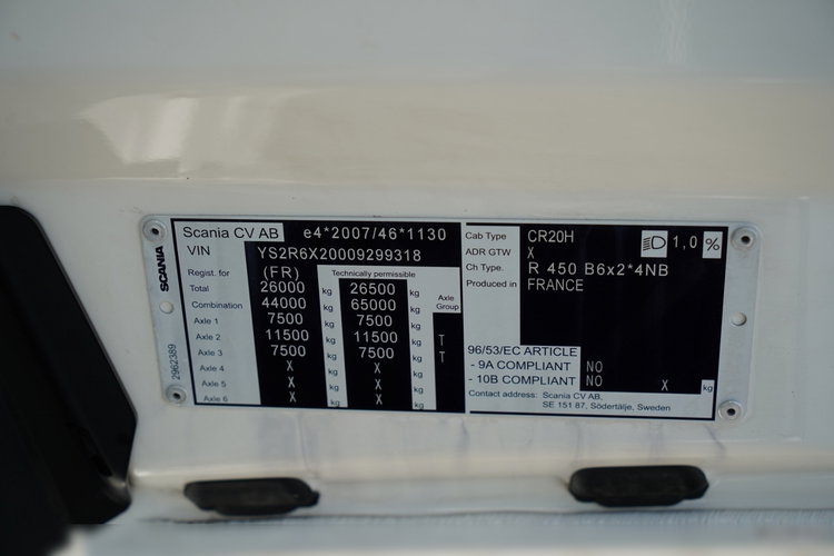 Scania R 450 / ZESTAW TANDEM 120 M3 / PRZEJAZDOWY / OŚ SKRĘTNA PODNOSZONA / 2022 ROK /  FRUEHAUF / PO ZŁOTYM KONTRAKCIE SERWISOWYM  zdjęcie 58