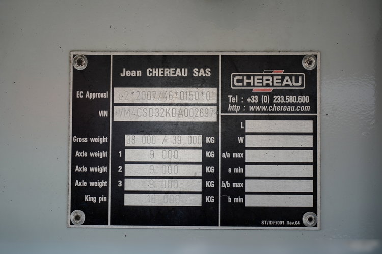 CHEREAU / CHŁODNIA / CARRIER VECTOR 1950MT / DOPPELSTOCK / MULTITEMPERATURA / 2 OSIE PODNOSZONE / SAF / SPROWADZONA zdjęcie 28