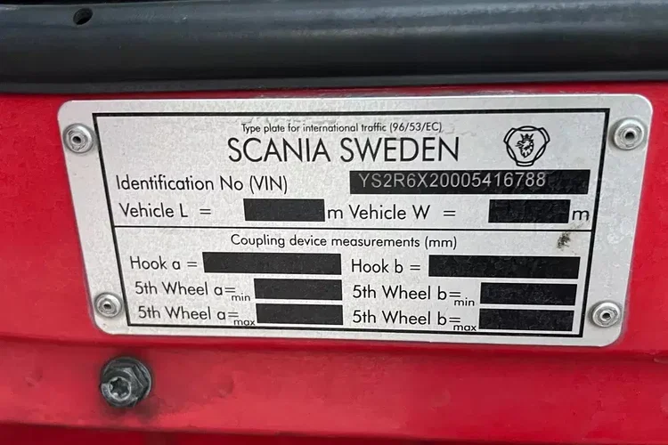 R580 v8 Hakowiec multi lift huan łamany z Niemiec idealny stan cały na poduszkach Aso scania zdjęcie 14