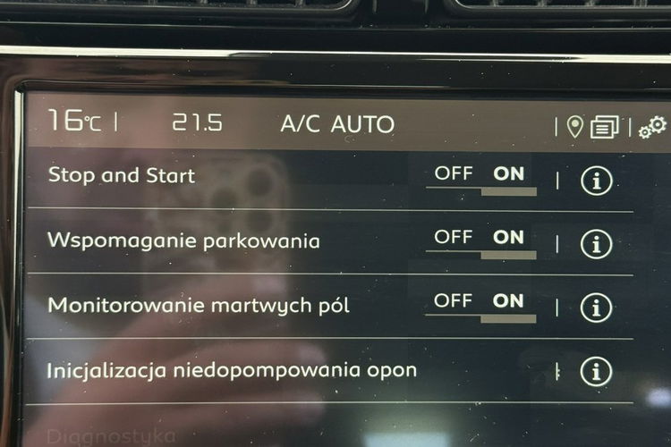 Citroen C3 Aircross 1.2 T 110km Stan BDB Max Wyposażenie Kamery Skóry Led Gwarancja zdjęcie 31