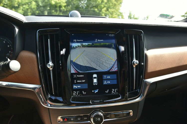 Volvo S90 AWD 2.0 T6 310KM Inscription LONG 2018r. LED Skóra Kamera Bogata opcja zdjęcie 21