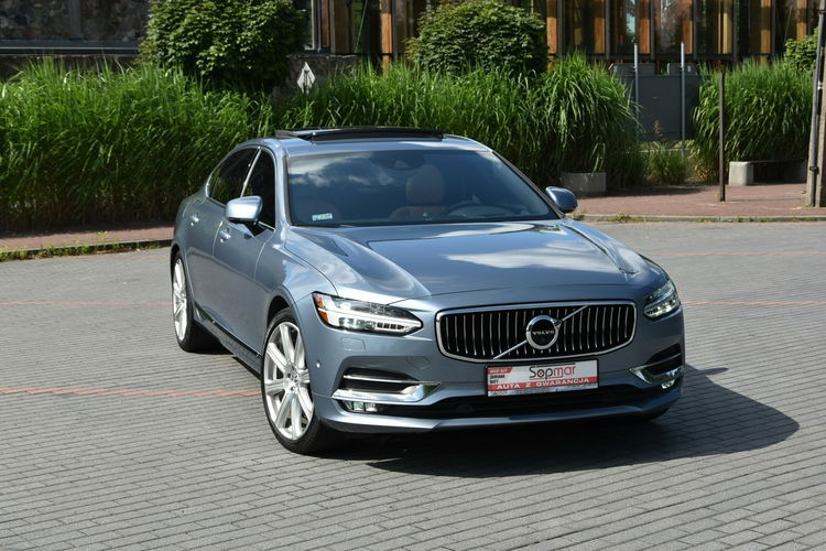 Volvo S90 AWD 2.0 T6 310KM Inscription LONG 2018r. LED Skóra Kamera Bogata opcja zdjęcie 7