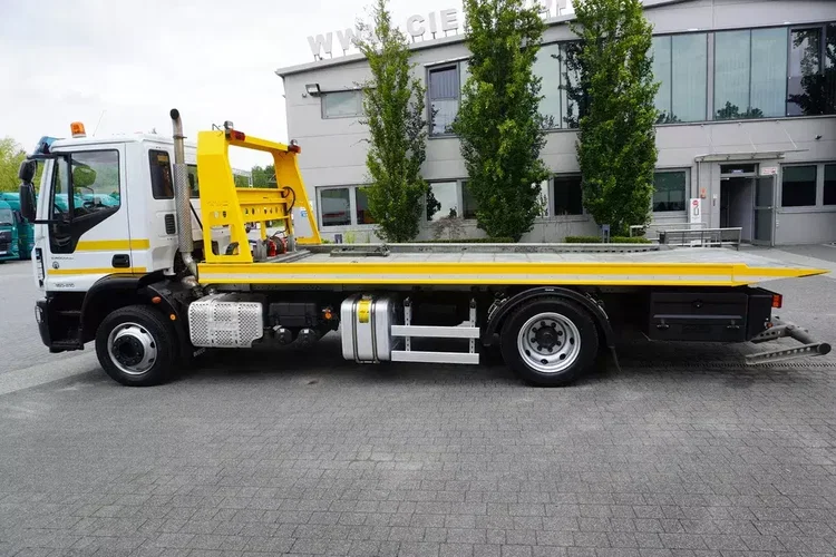 Iveco Eurocargo 160-210 / 75.000 km / Opuszczana laweta OMARS / Widelec zdjęcie 16