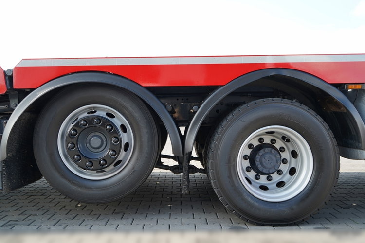 DAF CF 480 / 8x2 / LAWETA / PLATFORMA / NAJAZDY HYDRAULICZNE / WYCIĄGARKA / OŚ SKRĘTNA I PODNOSZONA  / EURO 6 zdjęcie 25