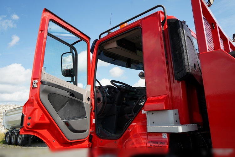 DAF CF 480 / 8x2 / LAWETA / PLATFORMA / NAJAZDY HYDRAULICZNE / WYCIĄGARKA / OŚ SKRĘTNA I PODNOSZONA  / EURO 6 zdjęcie 27