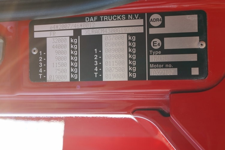 DAF CF 480 / 8x2 / LAWETA / PLATFORMA / NAJAZDY HYDRAULICZNE / WYCIĄGARKA / OŚ SKRĘTNA I PODNOSZONA  / EURO 6 zdjęcie 37