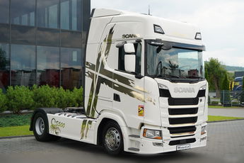 Scania S 500 / RETARDER / CAŁA NA PODUSZKACH / PO KONTRAKCIE SERWISOWYM / SPROWADZONY 