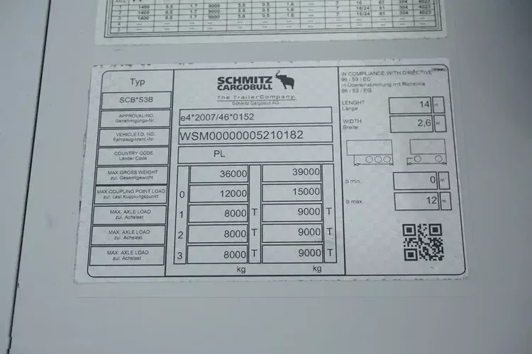 Schmitz CHŁODNIA / CARRIER VECTOR 1550 zdjęcie 11