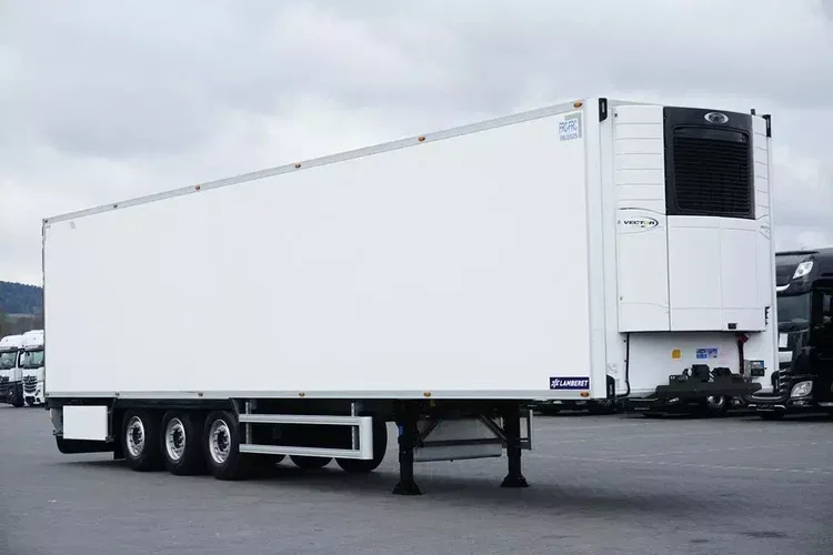 Lamberet / CHŁODNIA / CARRIER 1950 / MULTITEMPERATURA / OŚ PODNOSZONA zdjęcie 2