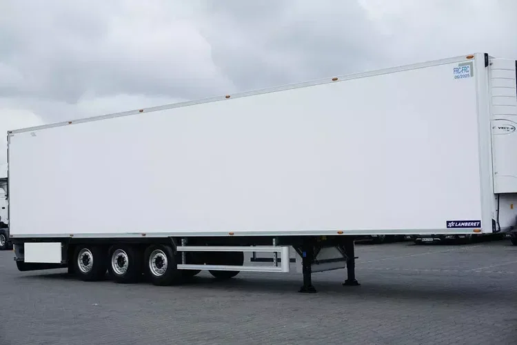 Lamberet / CHŁODNIA / CARRIER 1950 / MULTITEMPERATURA / OŚ PODNOSZONA zdjęcie 4