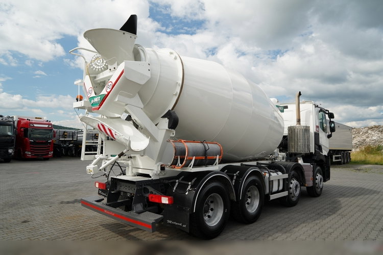 Renault C 430 / 8X4 / BETONOMIESZARKA / GRUSZKA 9 M3 / EURO 6 / OPONY 100% / 2017 ROK zdjęcie 9