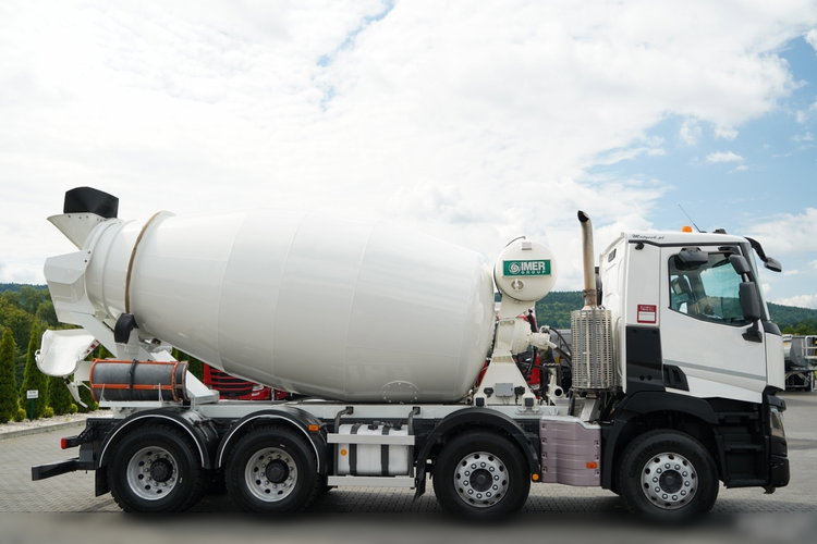 Renault C 430 / 8X4 / BETONOMIESZARKA / GRUSZKA 9 M3 / EURO 6 / OPONY 100% / 2017 ROK zdjęcie 11