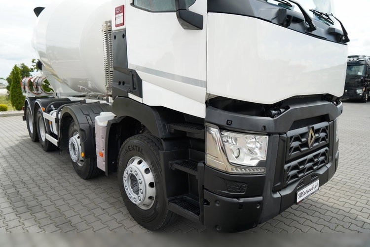 Renault C 430 / 8X4 / BETONOMIESZARKA / GRUSZKA 9 M3 / EURO 6 / OPONY 100% / 2017 ROK zdjęcie 12