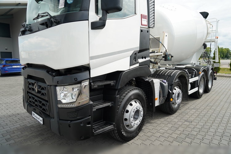 Renault C 430 / 8X4 / BETONOMIESZARKA / GRUSZKA 9 M3 / EURO 6 / OPONY 100% / 2017 ROK zdjęcie 13
