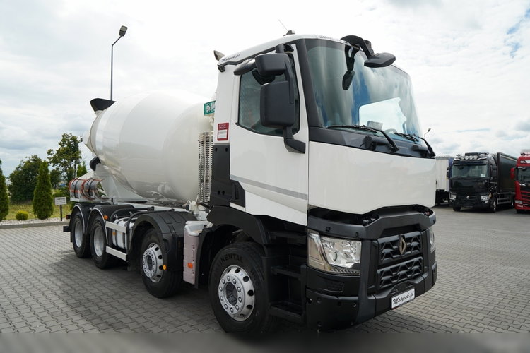 Renault C 430 / 8X4 / BETONOMIESZARKA / GRUSZKA 9 M3 / EURO 6 / OPONY 100% / 2017 ROK zdjęcie 2