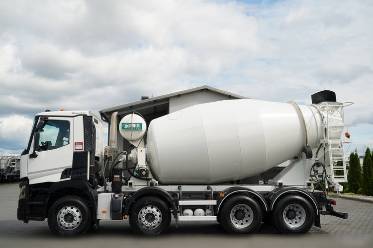 Renault C 430 / 8X4 / BETONOMIESZARKA / GRUSZKA 9 M3 / EURO 6 / OPONY 100% / 2017 ROK zdjęcie 6